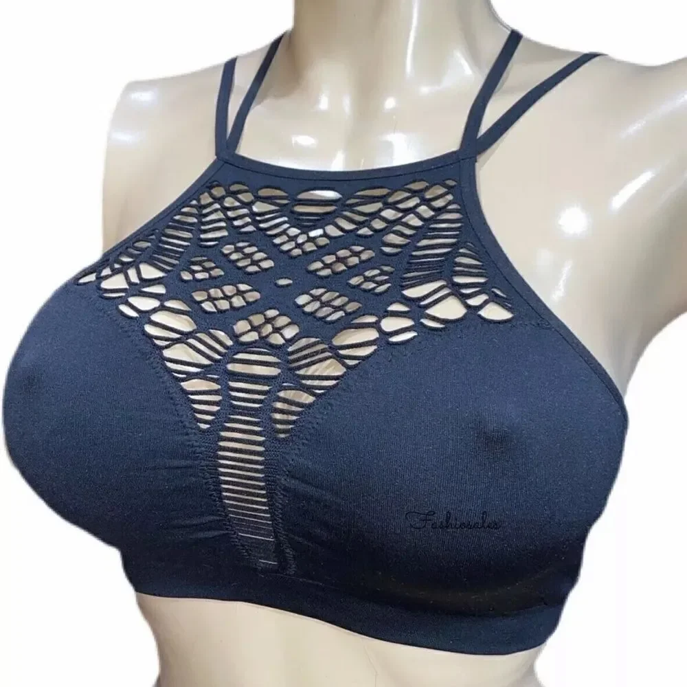 Victoria’s Secret high neck Seamless Cutout bralette bra